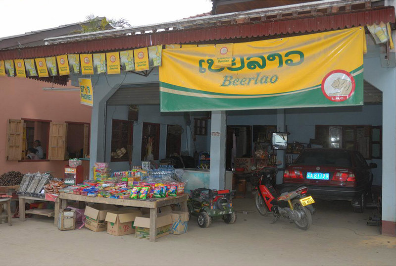 Pak Mong and a Chinese store