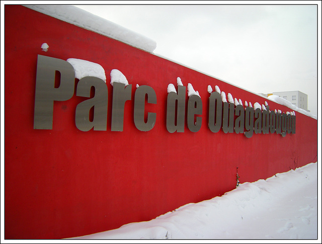 Ouagadougou sous la neige