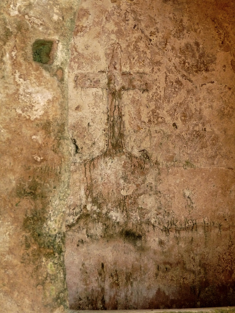 Matera- Cross in a Cave Church