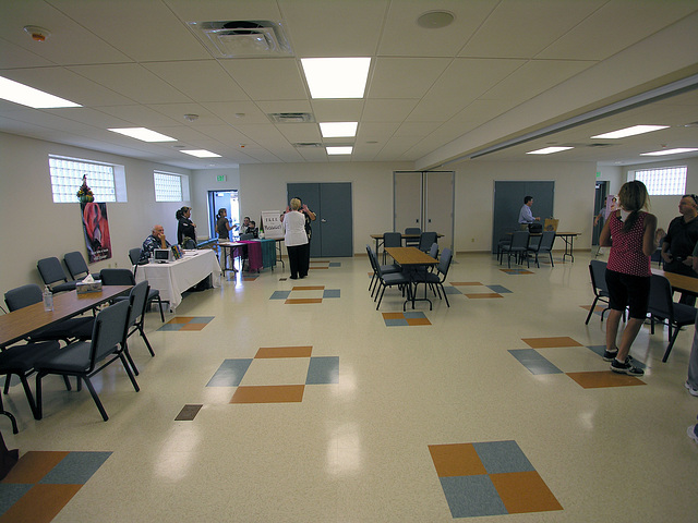 Henry Vellore Lozano, USMCR, Community Center interior (8775)