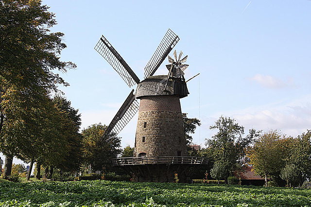 20091008 1054Aw [D~MI] Windmühle, Lübbecke-Eilhausen