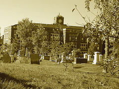 The Eastern cemetery  /  Portland, Maine USA -  11 octobre 2009 - Sepia