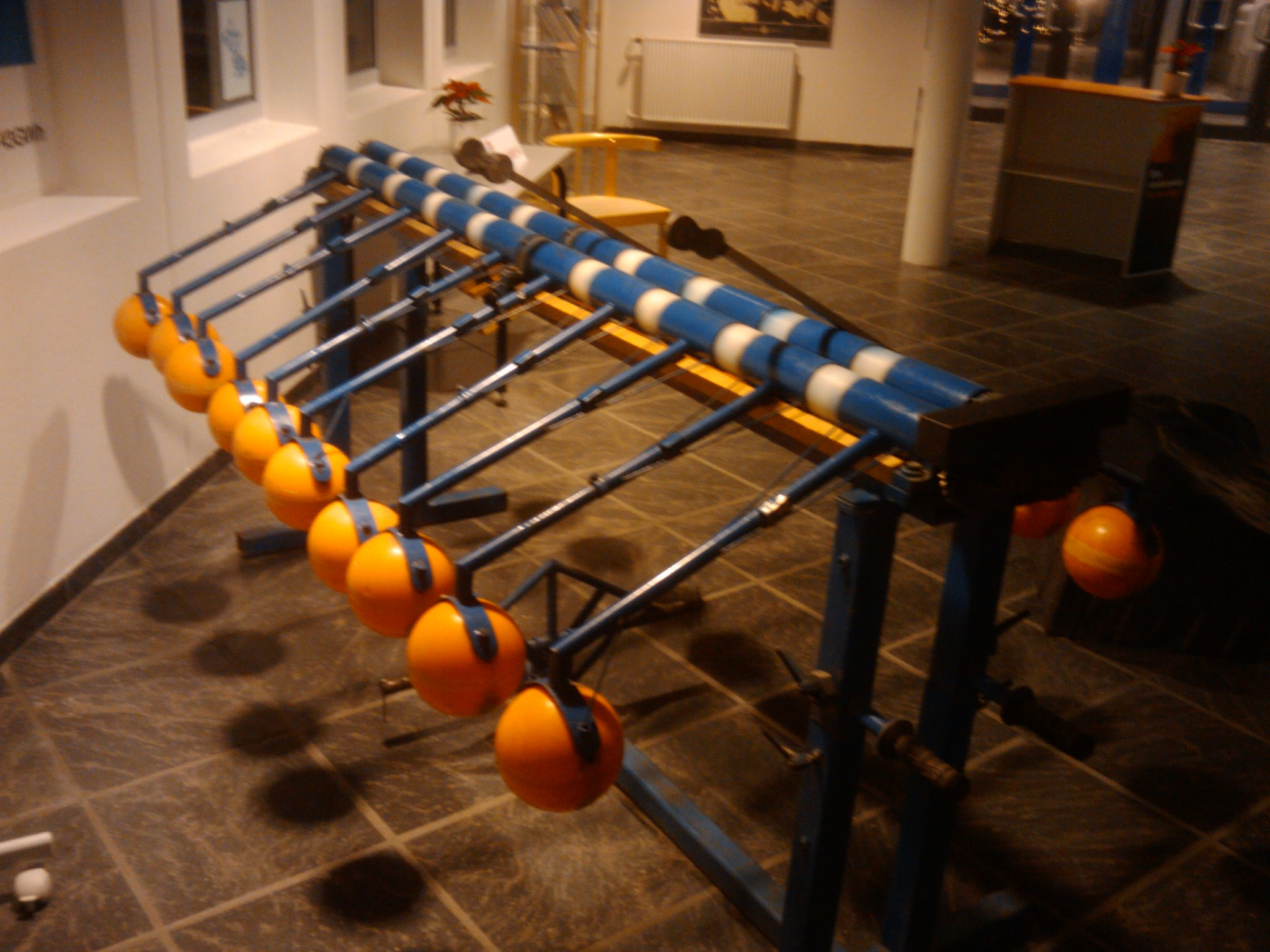 Wave Star power station demonstration model