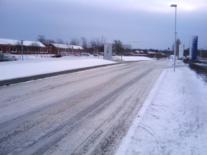 White winter in Esbjerg!