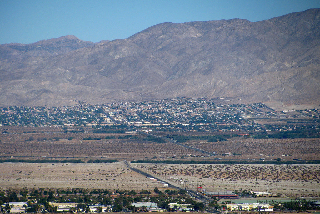 Desert Hot Springs Viewed From Araby Trail (1854)