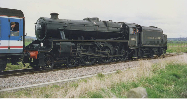 Stanier Class 5MT 4-6-0 no. 44932 Passing Stoke Leys, Aylesbury