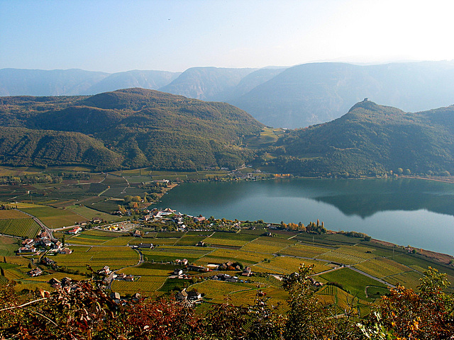 Blick auf den Kalterer See