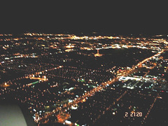 Toronto as the crow flies view  /  Toronto à vol d'oiseau - Novembre 2005   - Canada.