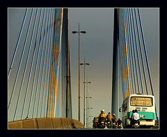 Mekong suspension bridge