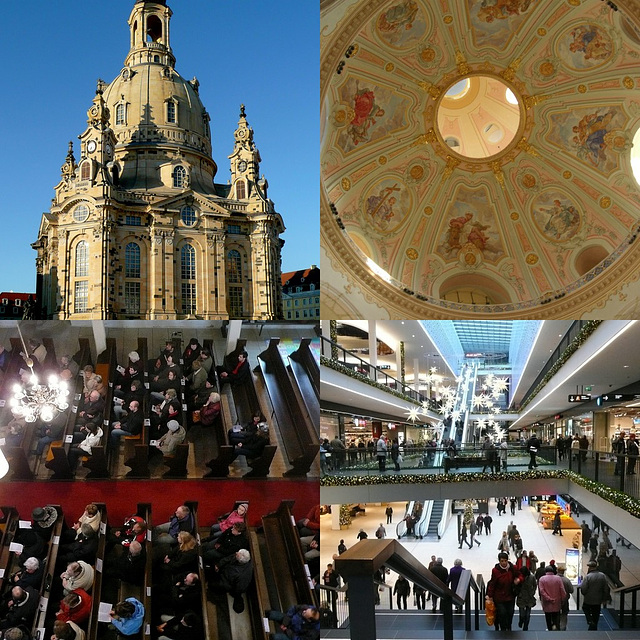 Räume der Besinnung - Ĉambrojmeditadoj - Konsumtempel oder Kirche