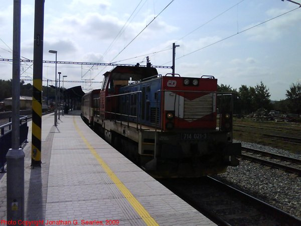 CD #714021-3 at Nadrazi Cercany, Cercany, Bohemia (CZ), 2009