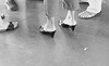 Chaussures et pieds érotiques de mariage - Anonyme /  Photographe : Christiane  /  14 décembre 2009 - N & B