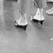 Chaussures et pieds érotiques de mariage - Anonyme /  Photographe : Christiane  /  14 décembre 2009 - N & B