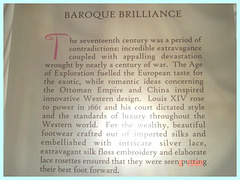 Bata shoe museum - Baroque brilliance. Toronto, CANADA. 02-11-2005