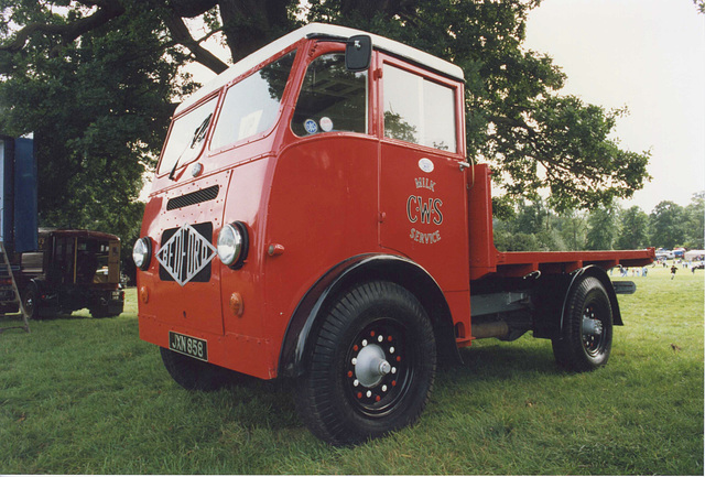 Bedford Flatbed Lorry JXN858 (CWS Milk Service)