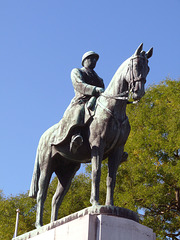 Equestrian Statue of Albert I, King of the Belgians.