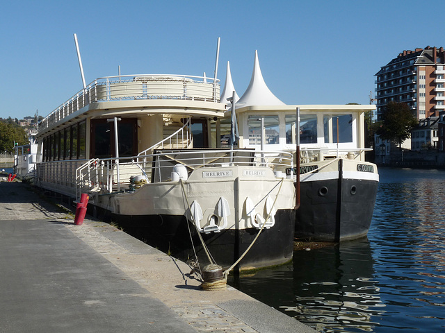 Sight-seeing Boats on the River Meuse