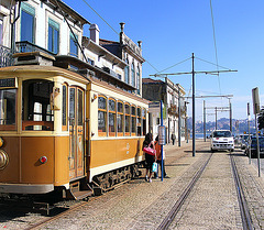 Tram by the Douro