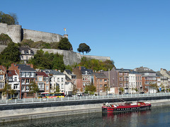 River Meuse and Citadel from Pont de Jambes, Namur