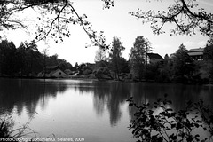 Rybnik nad Hamrem, Picture 7, B&W Version, Dobriv, Plzensky Kraj, Bohemia (CZ), 2009