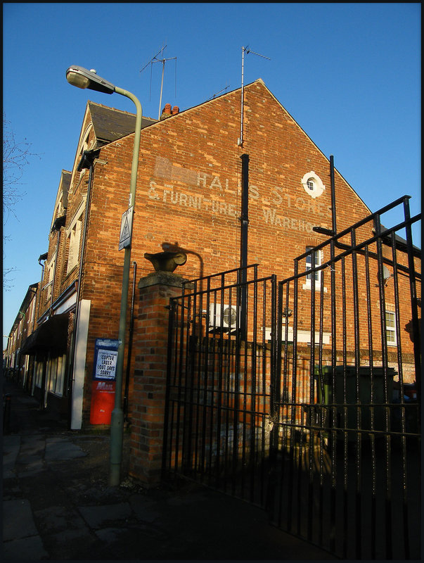 Hall's Stores ghost sign
