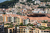 MONACO: Le stade Louis II. depuis le rocher.