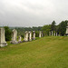 Lake Bomoseen private cemetery. Sur la 4 au tournant de la 30. Vermont, USA - États-Unis.