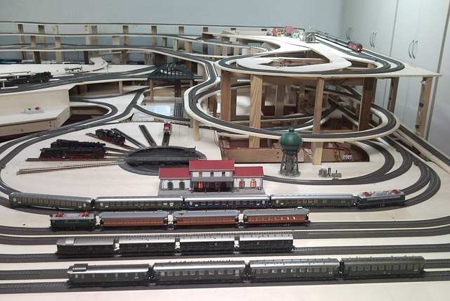 Maqueta ferroviaria.