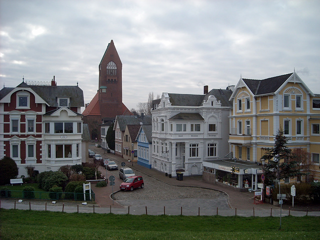 Cuxhaven vom Deich aus