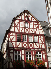 Half-timbered House in Linz am Rhein Marktplatz