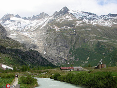 20060618 0362DSCw [R~CH] Gletsch: Furkapassstrasse, Rhonegletscher, Rhone (Rotten), Wallis [Schweiz]