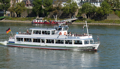 'Marksburg' on the Rhine at Koblenz