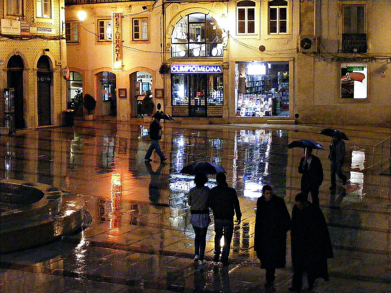Rainy evening
