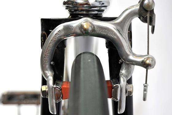 GB Coureur front caliper with Kool Stop pads (2014)