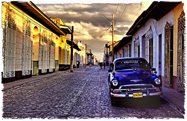 empty street in Trinidad