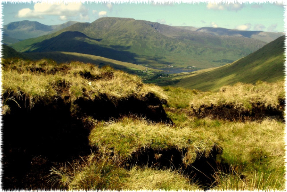 Montagne de tourbe