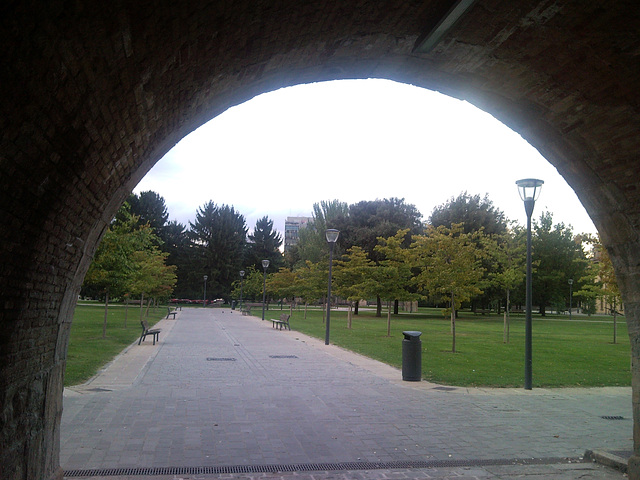 Pamplona: jardines de la ciudadela.