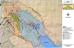 Map 4 - Sanitation Service Areas in the CVRWMG Management Region