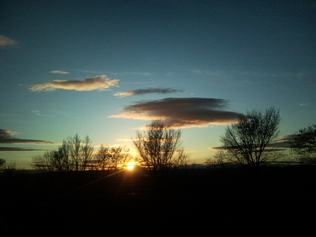 Crónica de un atardecer.