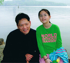 Chi-Lu "Tony" Chen and his daughter