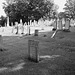 Whiting church cemetery. 30 nord entre 4 et 125. New Hampshire, USA. 26-07-2009-  N & B