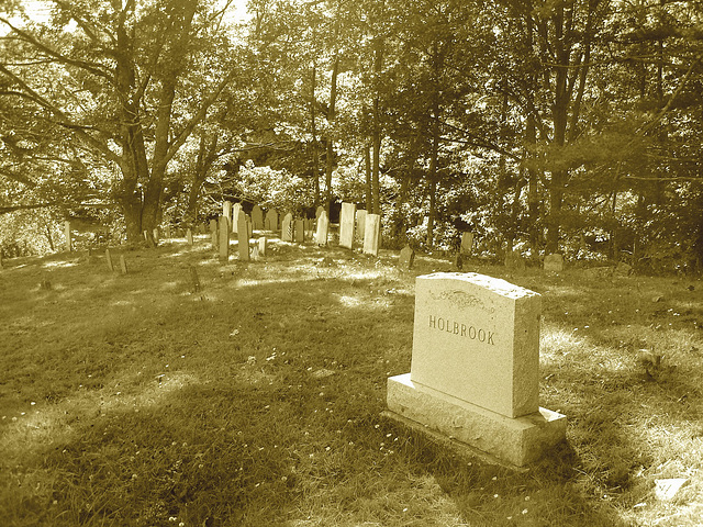 Dromore cemetery - Sepia