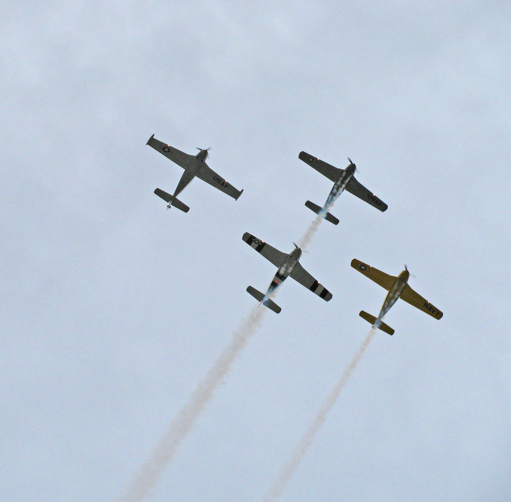 Palm Springs Veterans Parade Flyover (1765)