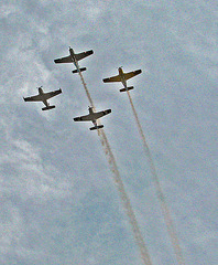 Palm Springs Veterans Parade Flyover (1762A)