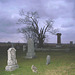 Cimetière catholique romain / Catholic roman cemetery - St-Jacques le majeur- Clarenceville- Noyan. Québec, Canada. 21-11-2009 - Version éclaircie