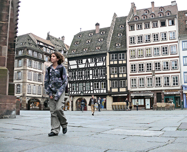 le chemin de l'école : Strasbourg