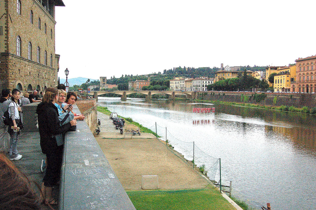 Rivero Arno en Florenco - Fluss Arno in Florenz