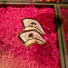 Chinese Lotus Foot sexual coverings / Minuscule chaussure pour pied de Lotus chinois - Bata Shoe Museum- Toronto, CANADA -  3 juillet 2007