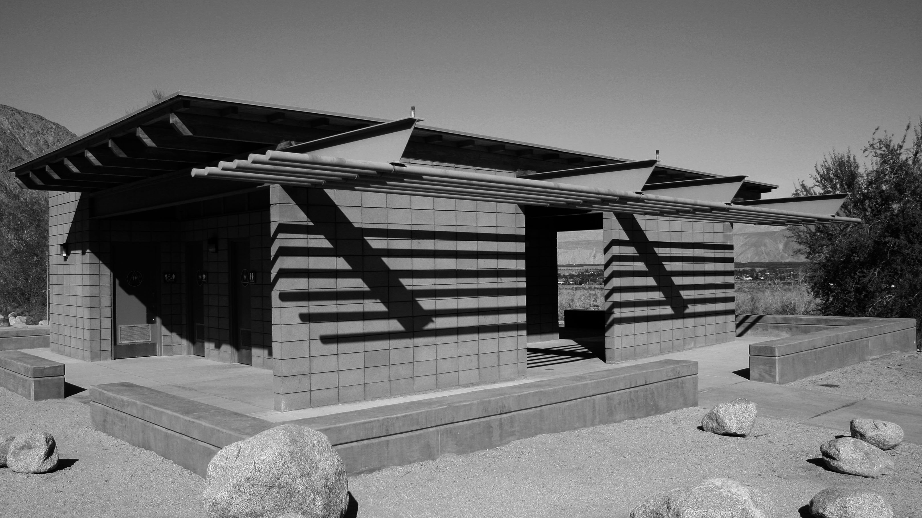 Restrooms at Visitor Center - Anza-Borrego (3430A)