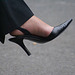 nine west sling back heels (F)